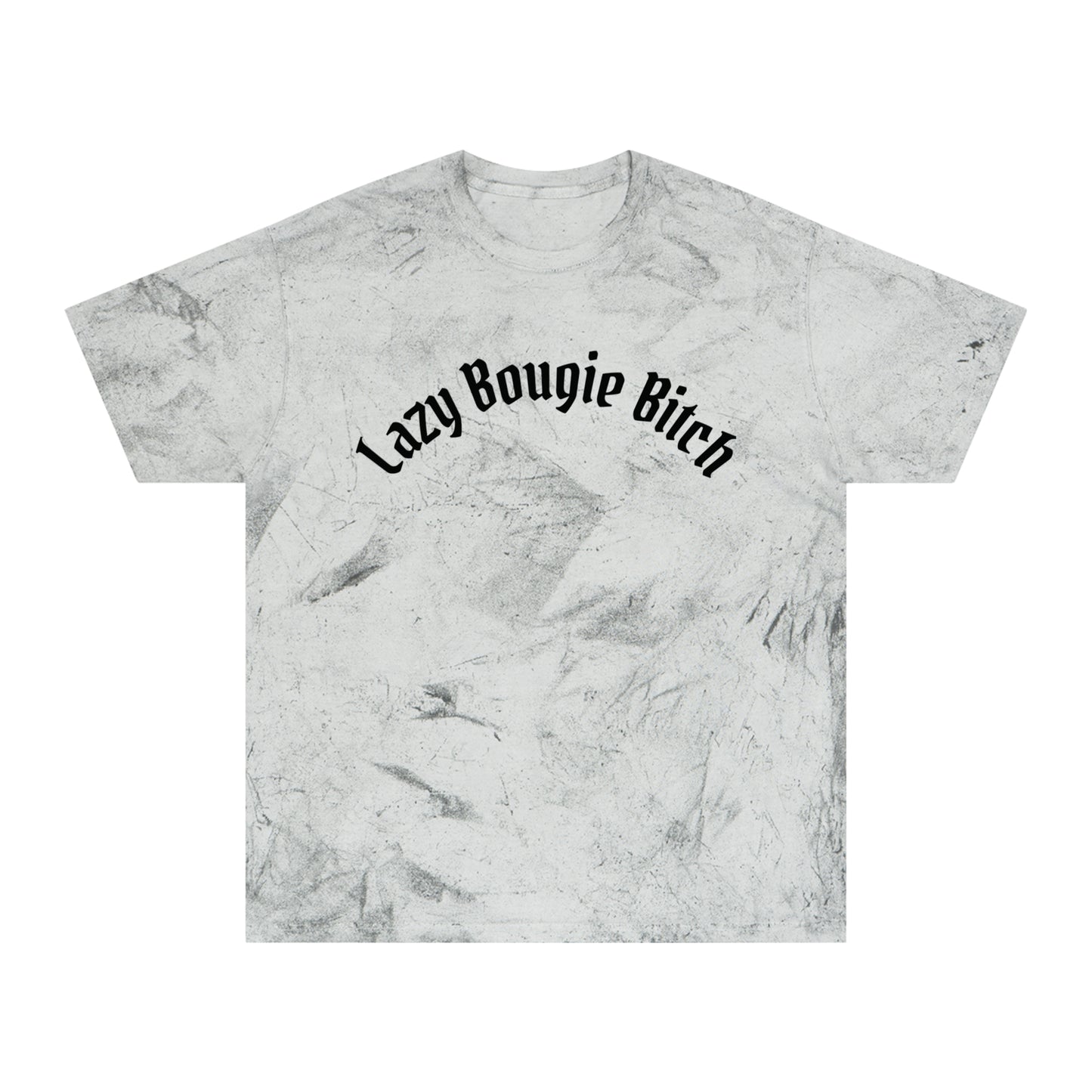 Lazy Bougie Bitch Color Blast T-Shirt, Trendy Graphic Tee