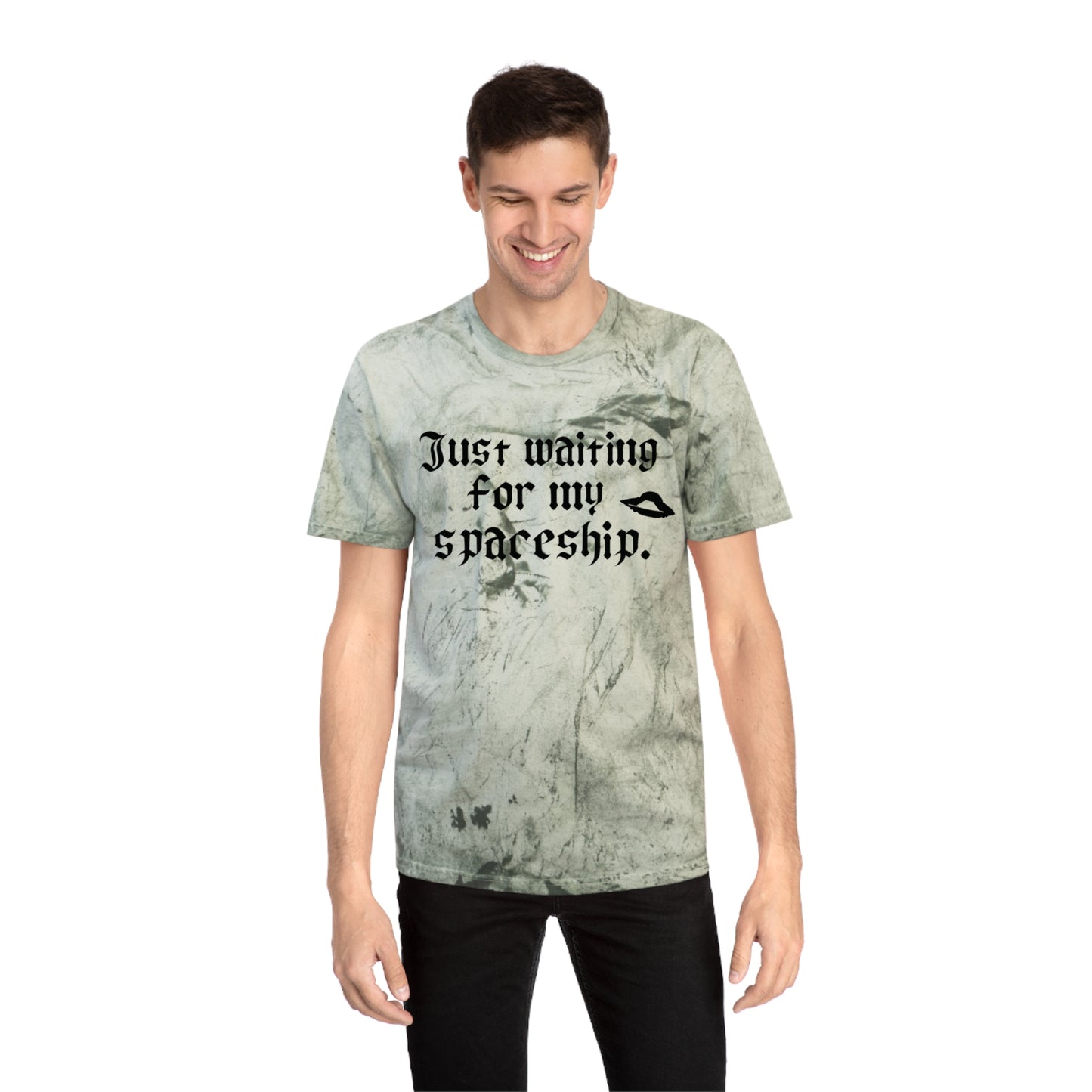 Just Waiting for my Spaceship Comfort Colors Color Blast Unisex T-Shirt