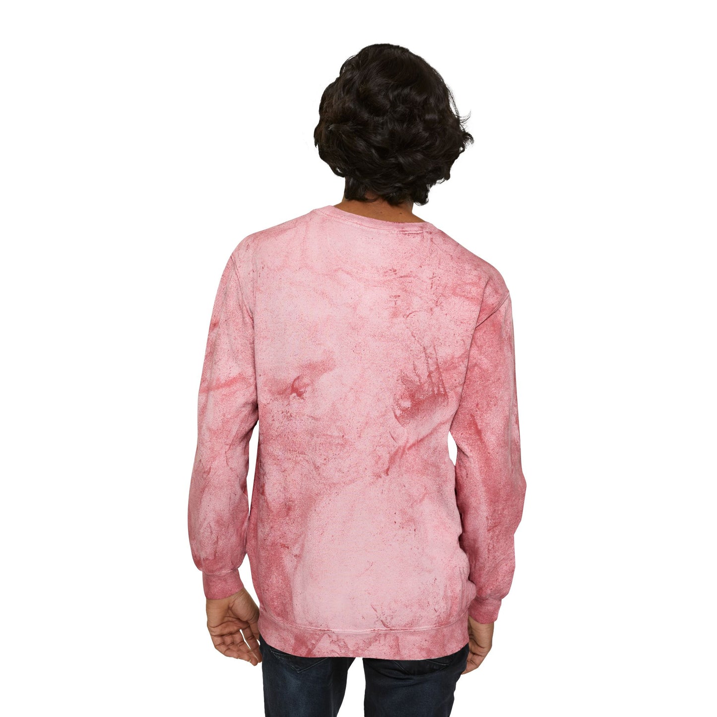 'You Remind Me That I’m Psycho' Marble Tie-Dye Crewneck Sweatshirt