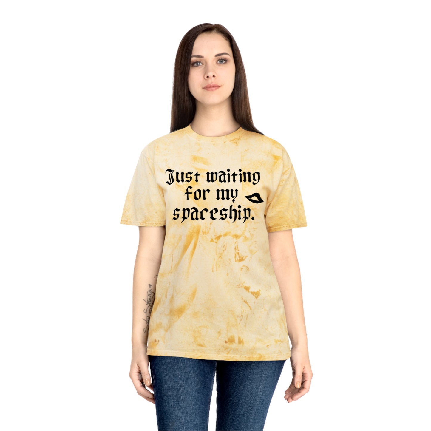 Just Waiting for my Spaceship Comfort Colors Color Blast Unisex T-Shirt