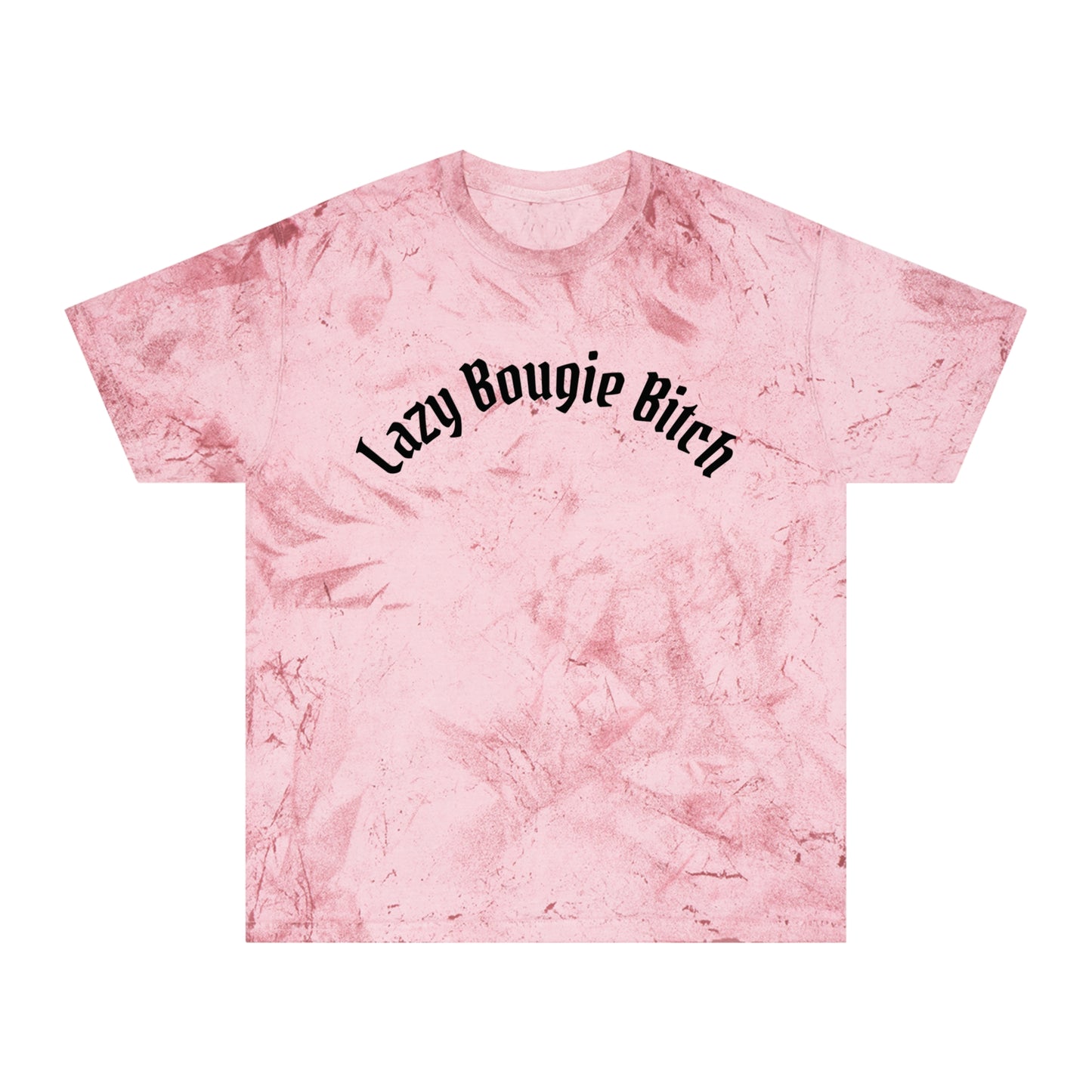Lazy Bougie Bitch Color Blast T-Shirt, Trendy Graphic Tee