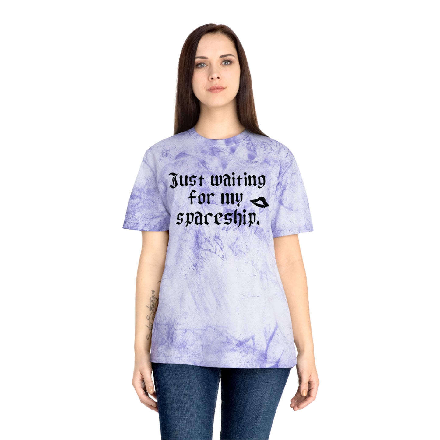 Just Waiting for my Spaceship Comfort Colors Color Blast Unisex T-Shirt