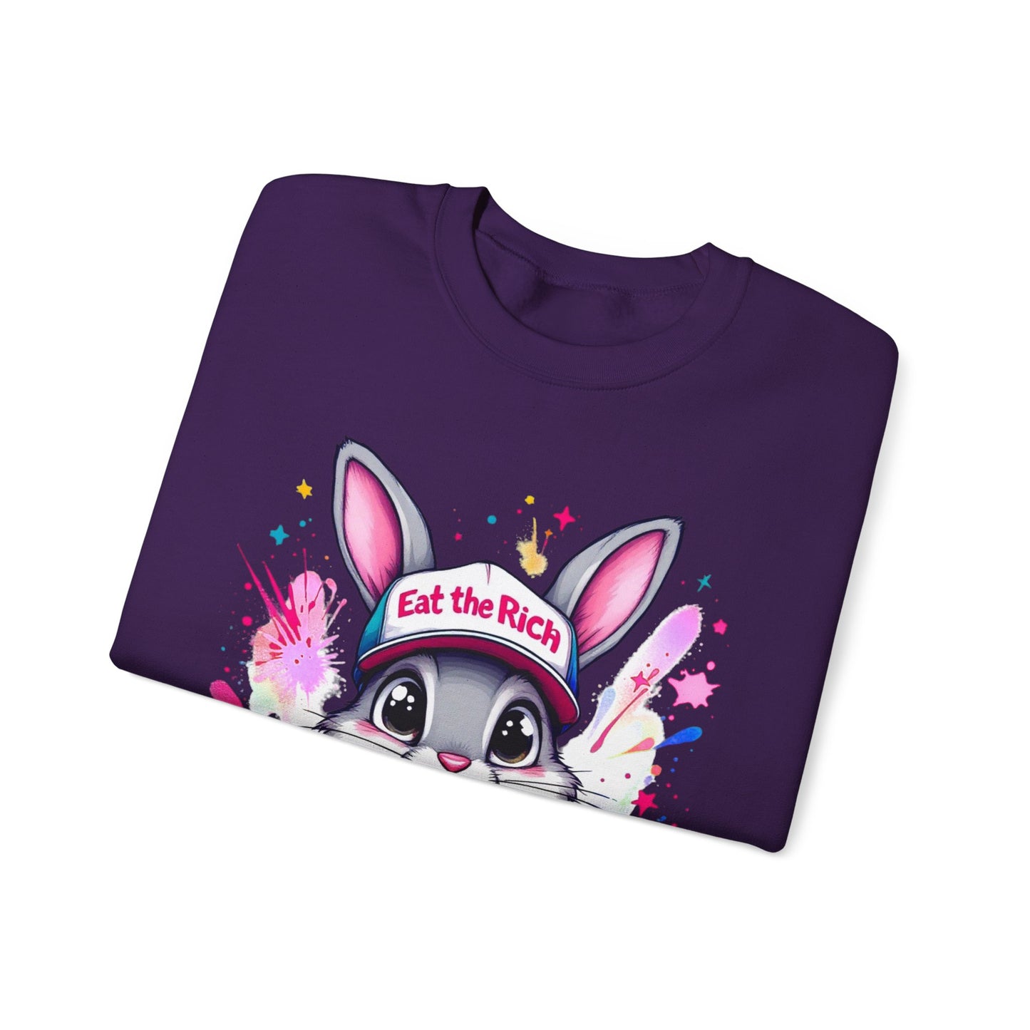 Eat the Rich Bunny Crewneck Sweatshirt