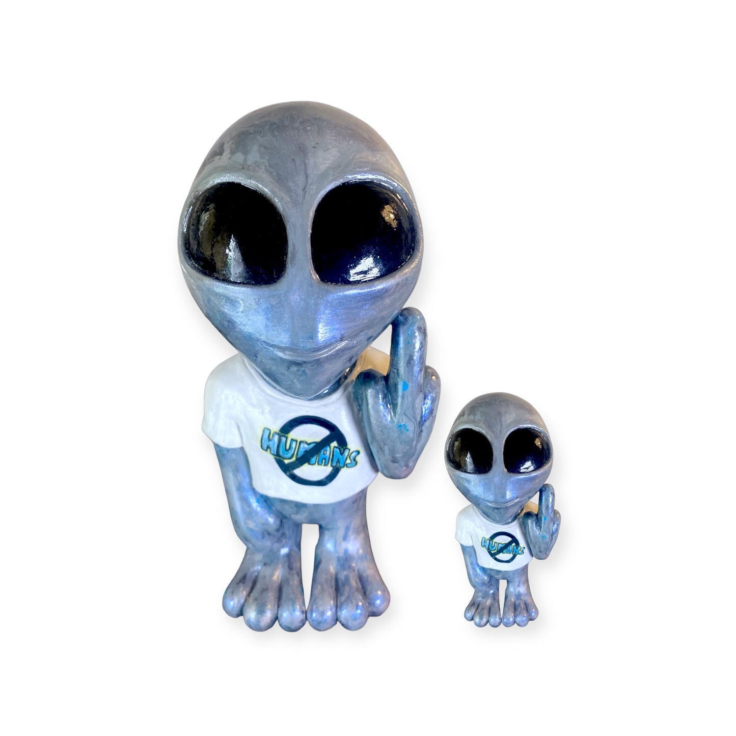 FU Aliens No Humans Art Sculptures