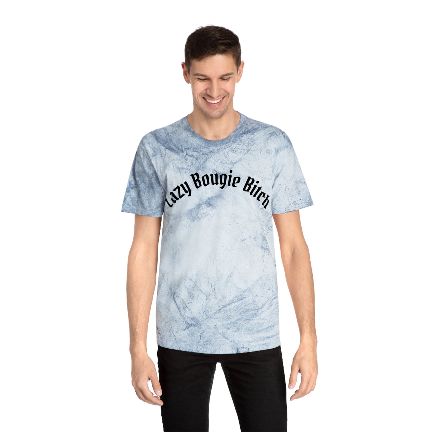 Lazy Bougie Bitch Color Blast T-Shirt, Trendy Graphic Tee