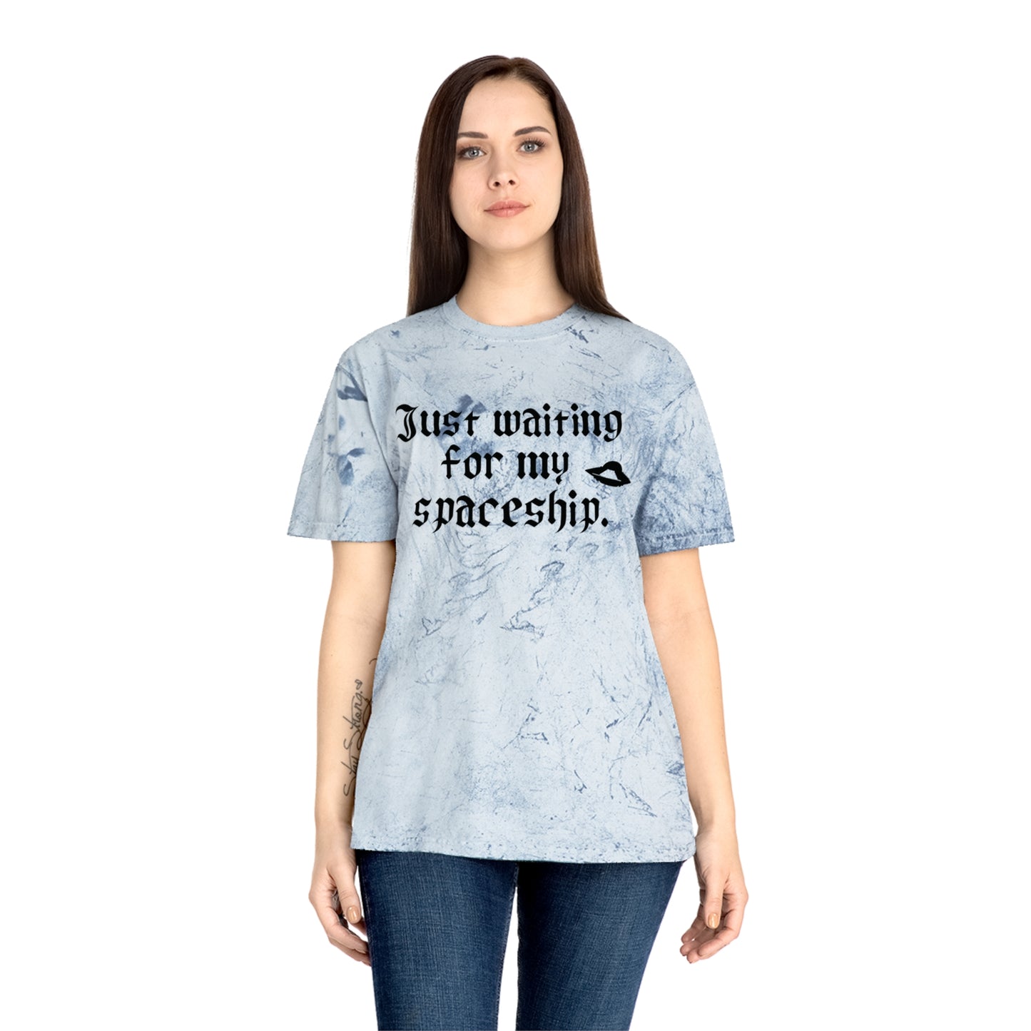 Just Waiting for my Spaceship Comfort Colors Color Blast Unisex T-Shirt
