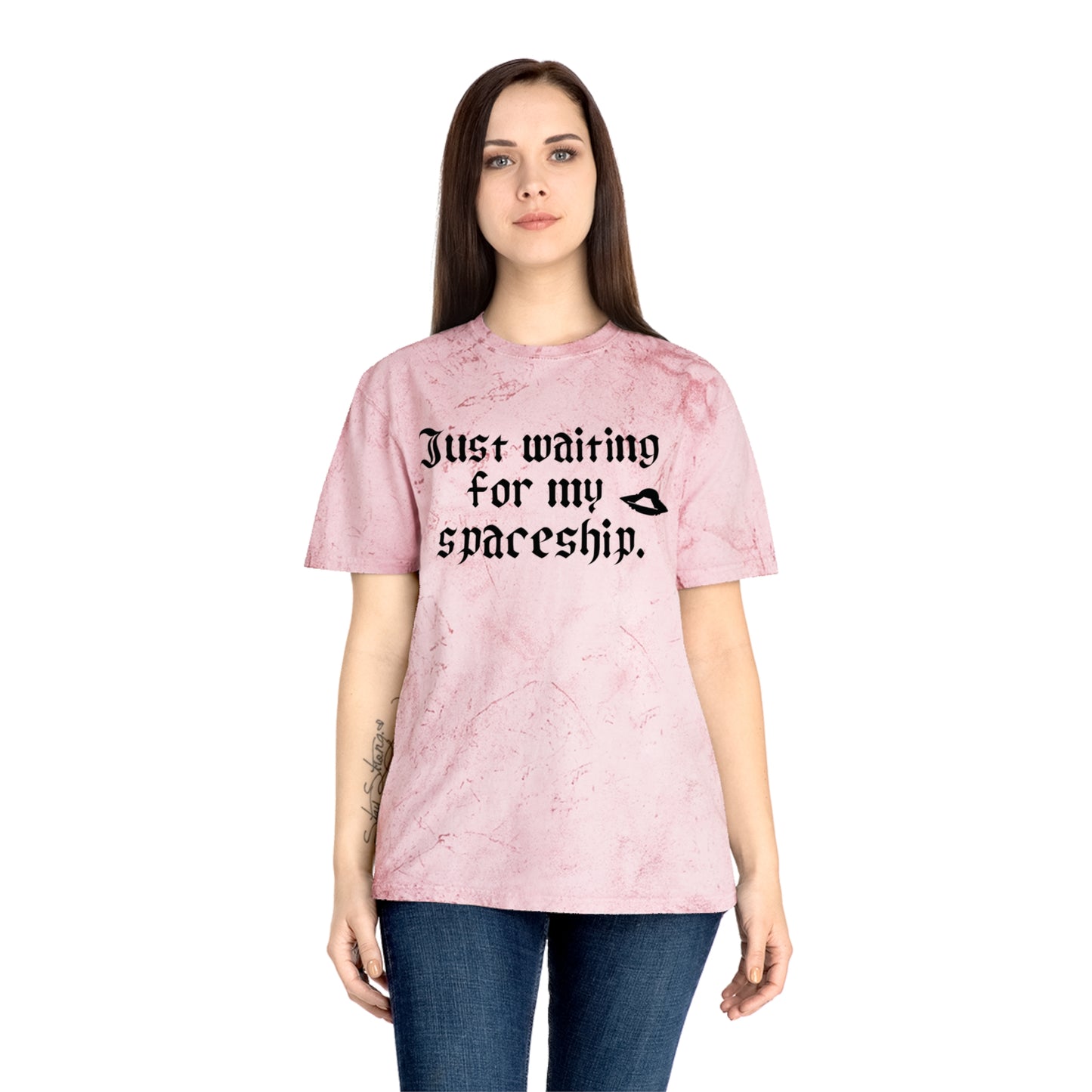 Just Waiting for my Spaceship Comfort Colors Color Blast Unisex T-Shirt