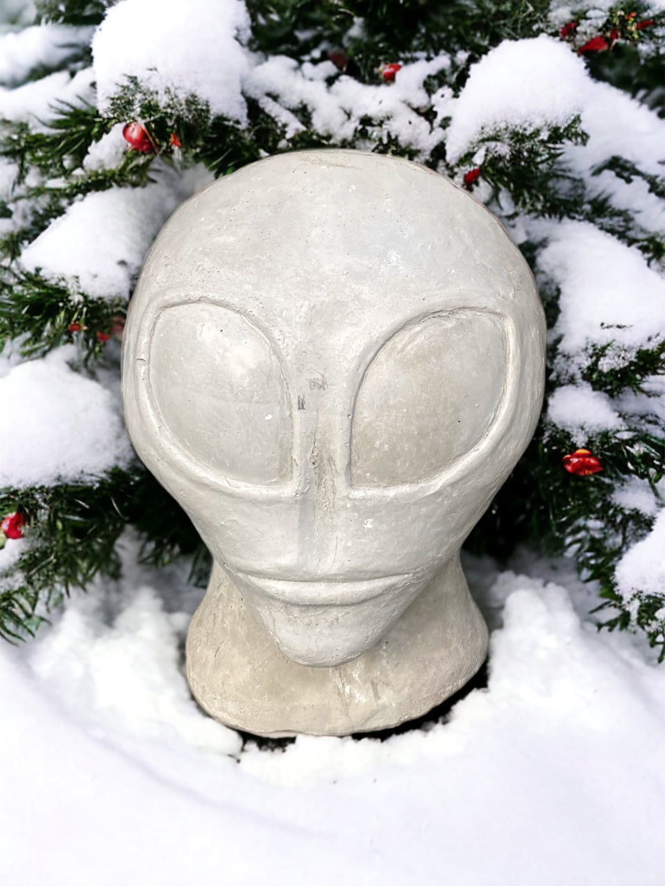 Concrete Alien Planter