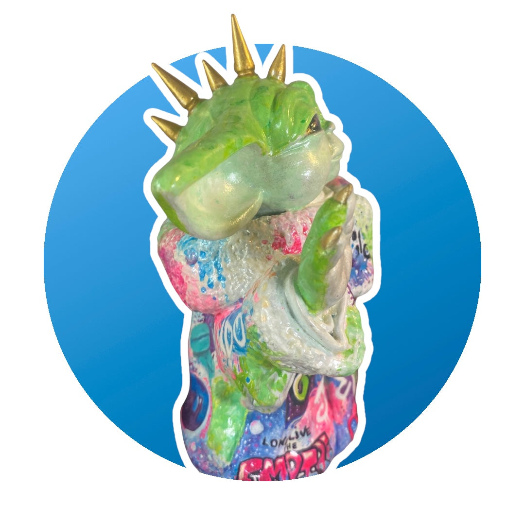Graffiti Grogu Art Sculpture