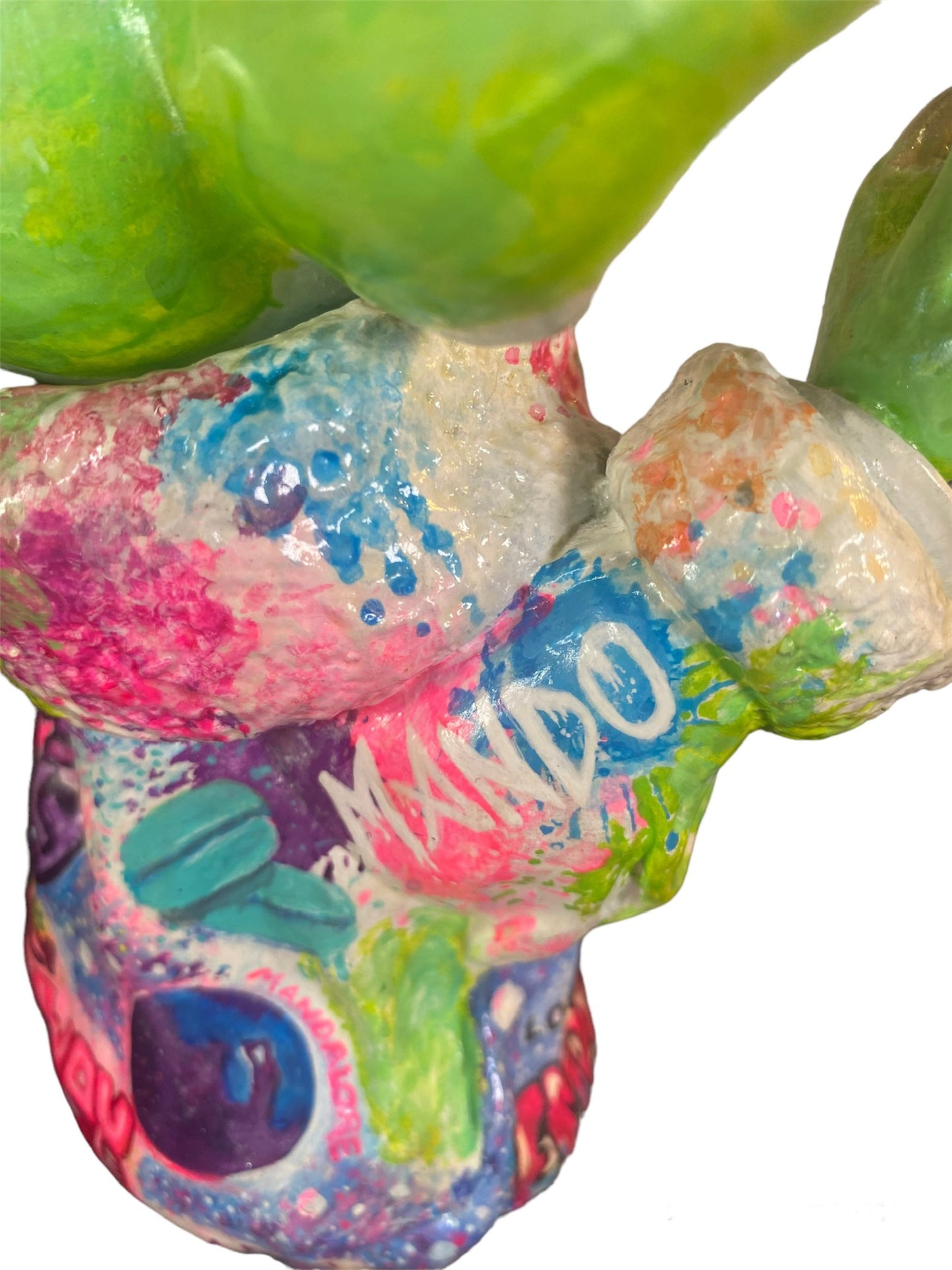 Graffiti Grogu Art Sculpture