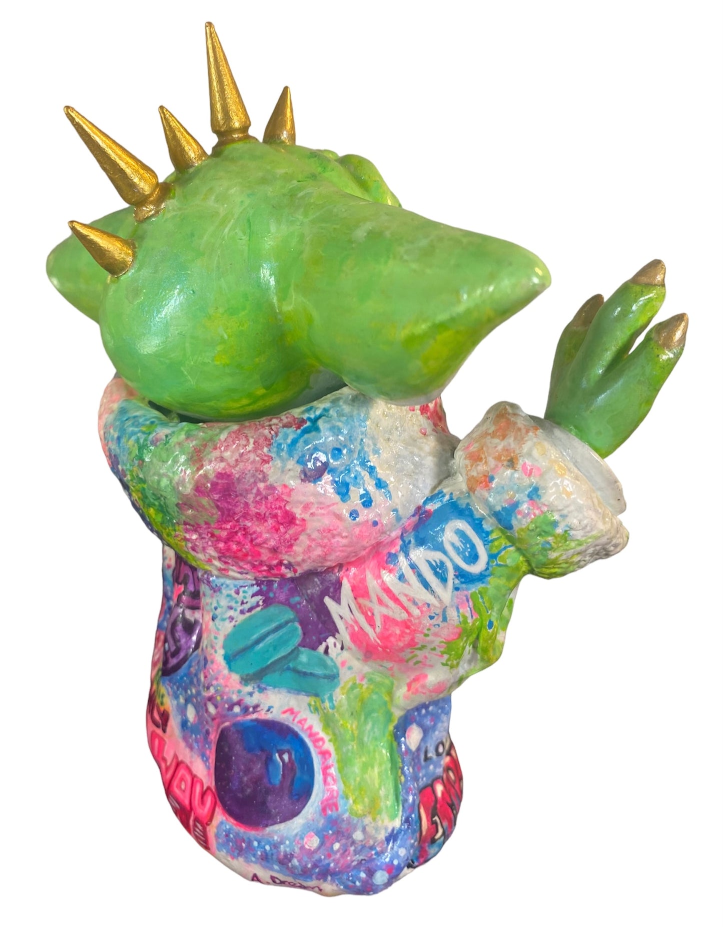 Graffiti Grogu Art Sculpture
