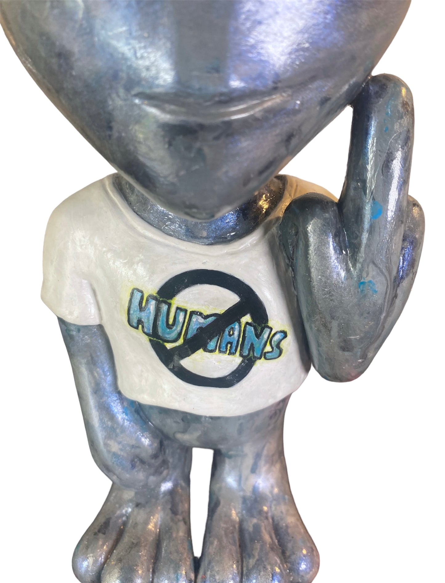FU Aliens No Humans Art Sculptures