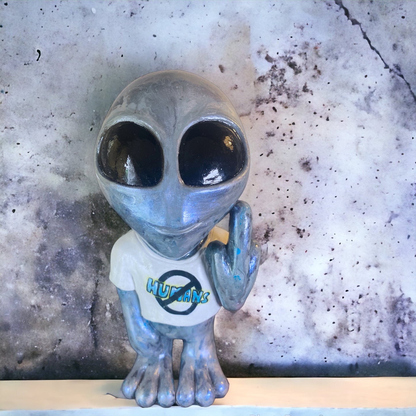 FU Aliens No Humans Art Sculptures
