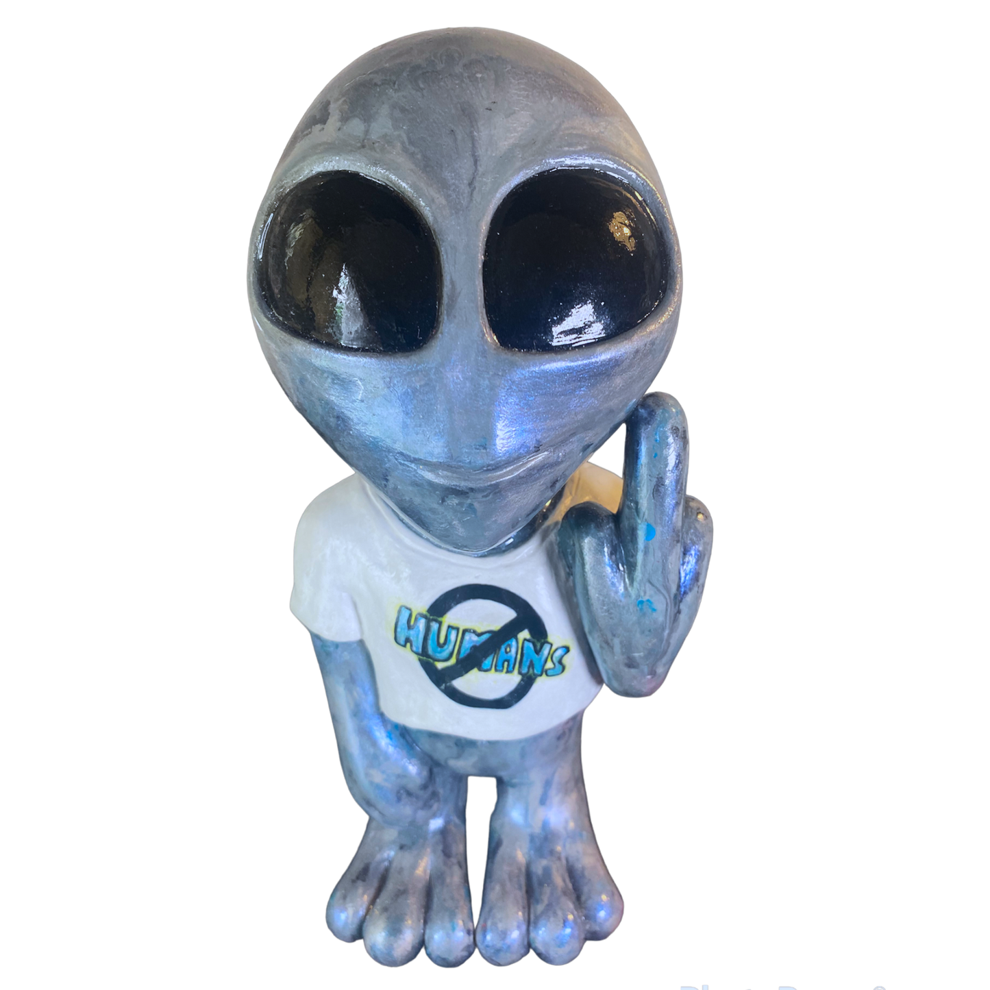 FU Aliens No Humans Art Sculptures