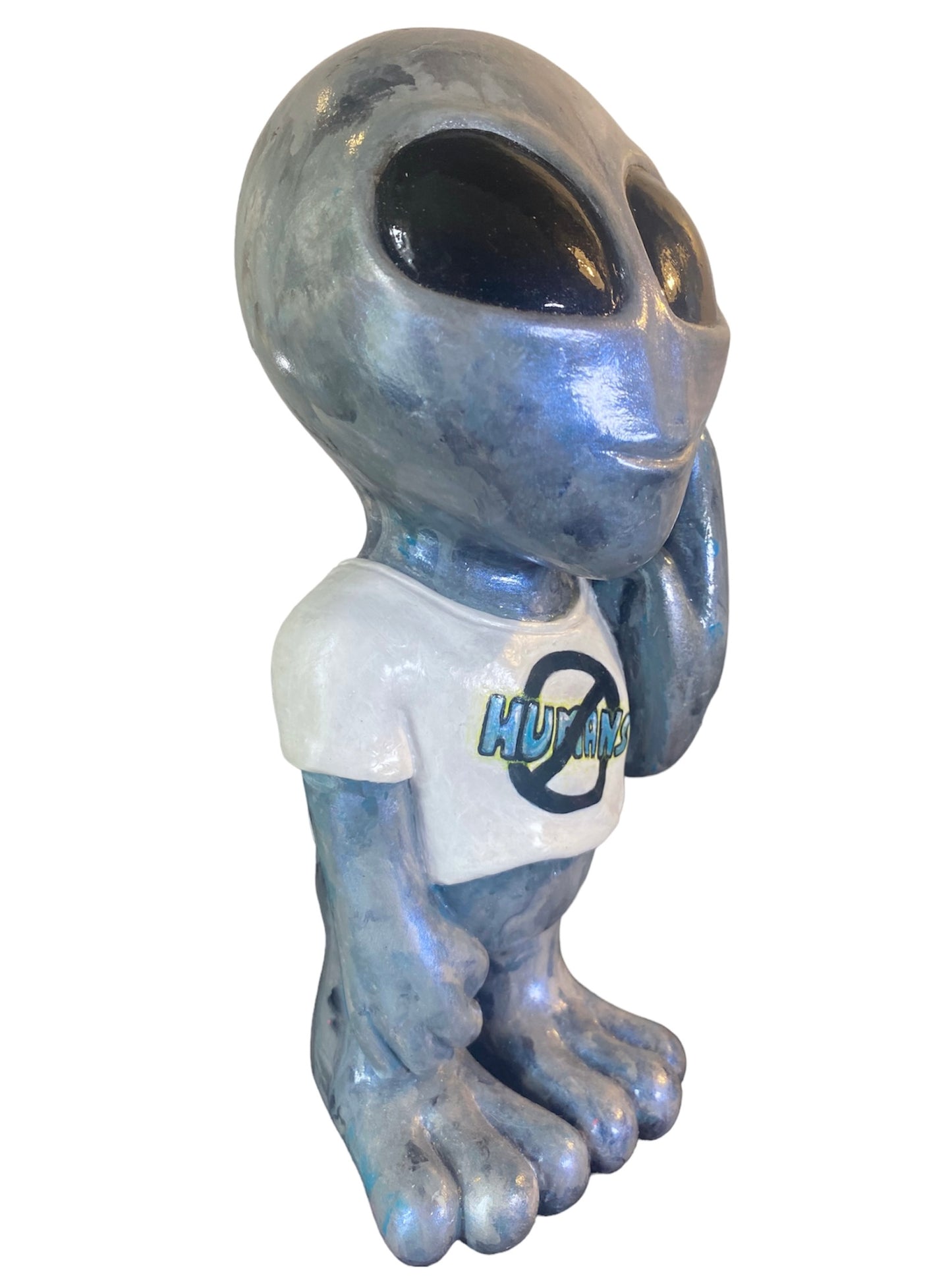 FU Aliens No Humans Art Sculptures