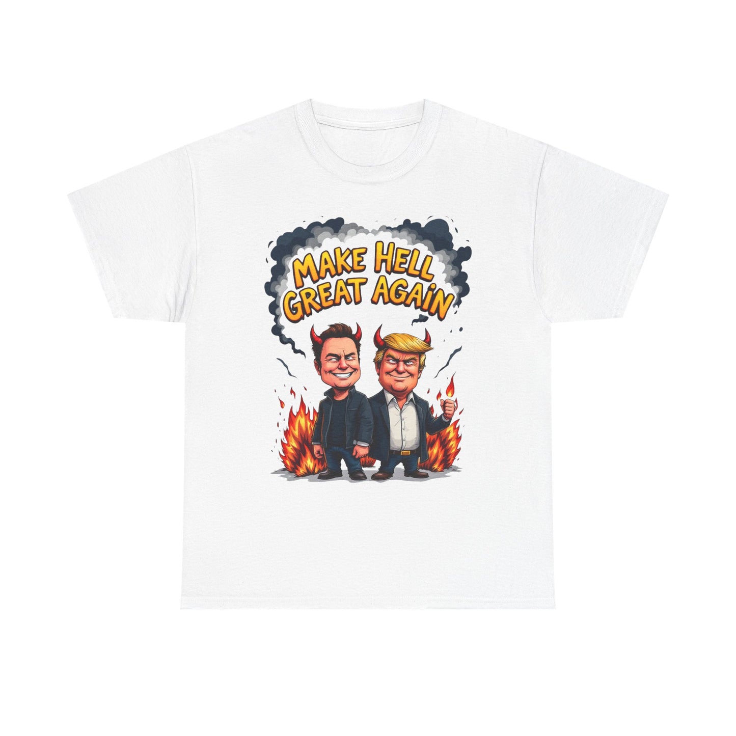 Make Hell Great Again Unisex Heavy Cotton Tee