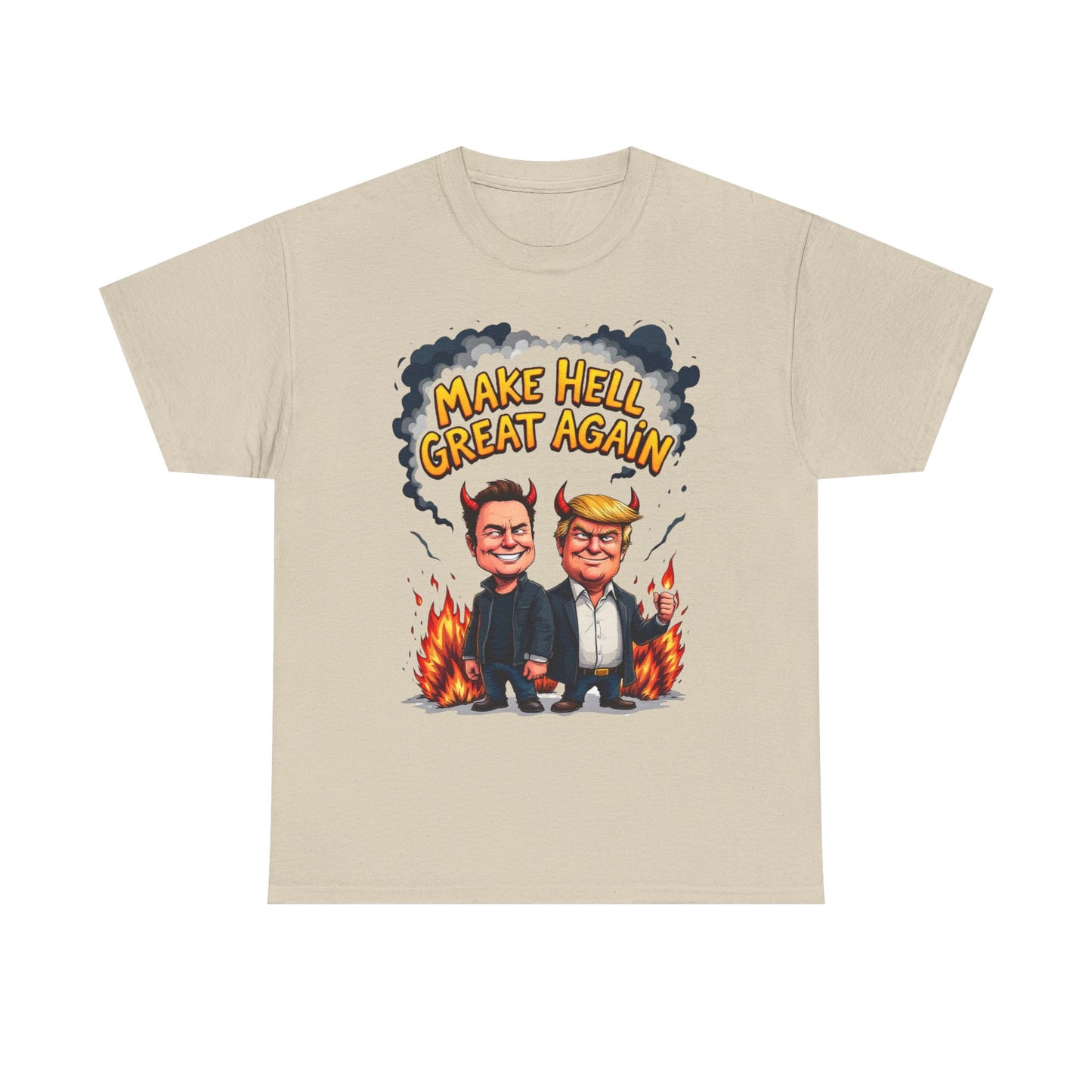 Make Hell Great Again Unisex Heavy Cotton Tee