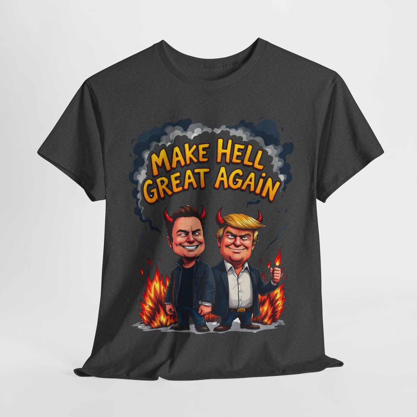 Make Hell Great Again Unisex Heavy Cotton Tee
