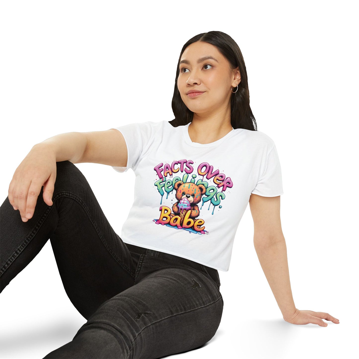 Copy of Revolution Unicorn Women’s Festival Crop Top - Fun & Vibrant Graphic Tee