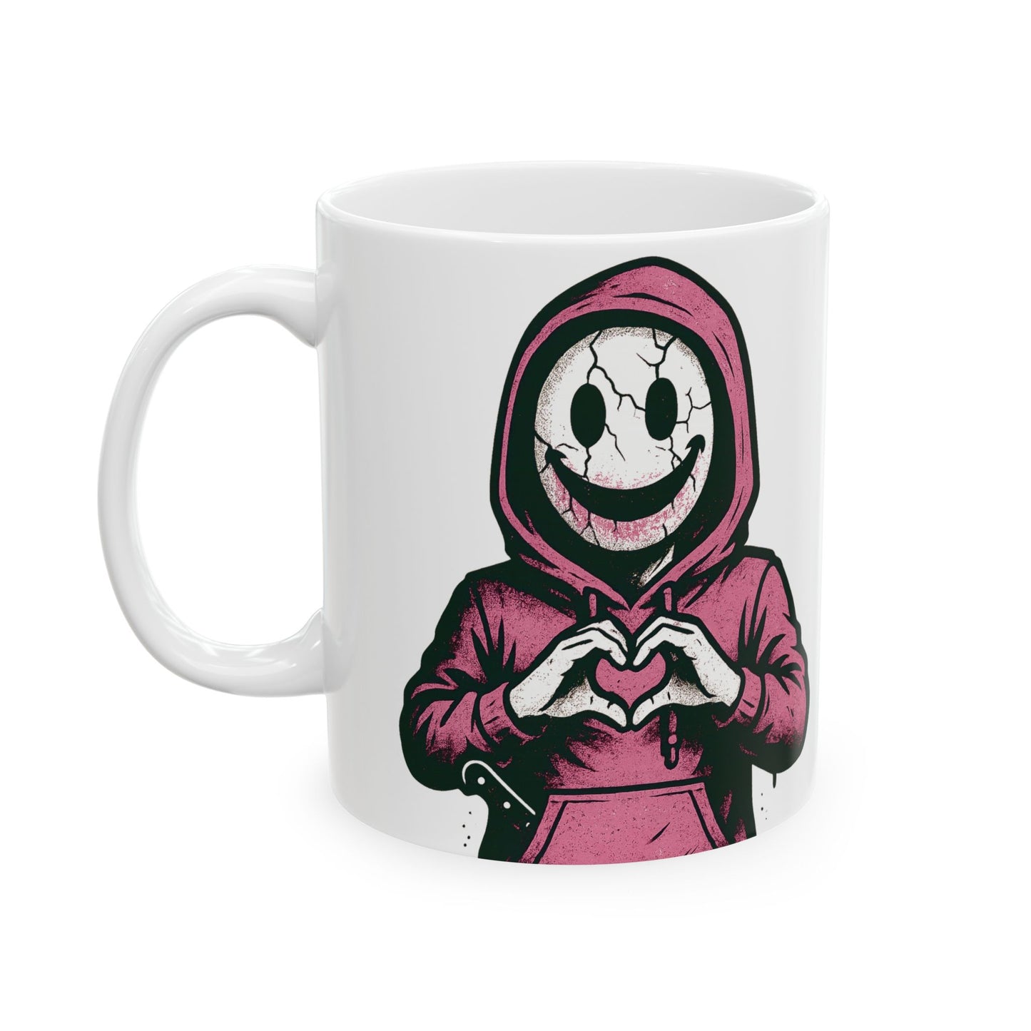 Psycho Love Mug — Gothic Skull Coffee Cup (11oz/15oz)
