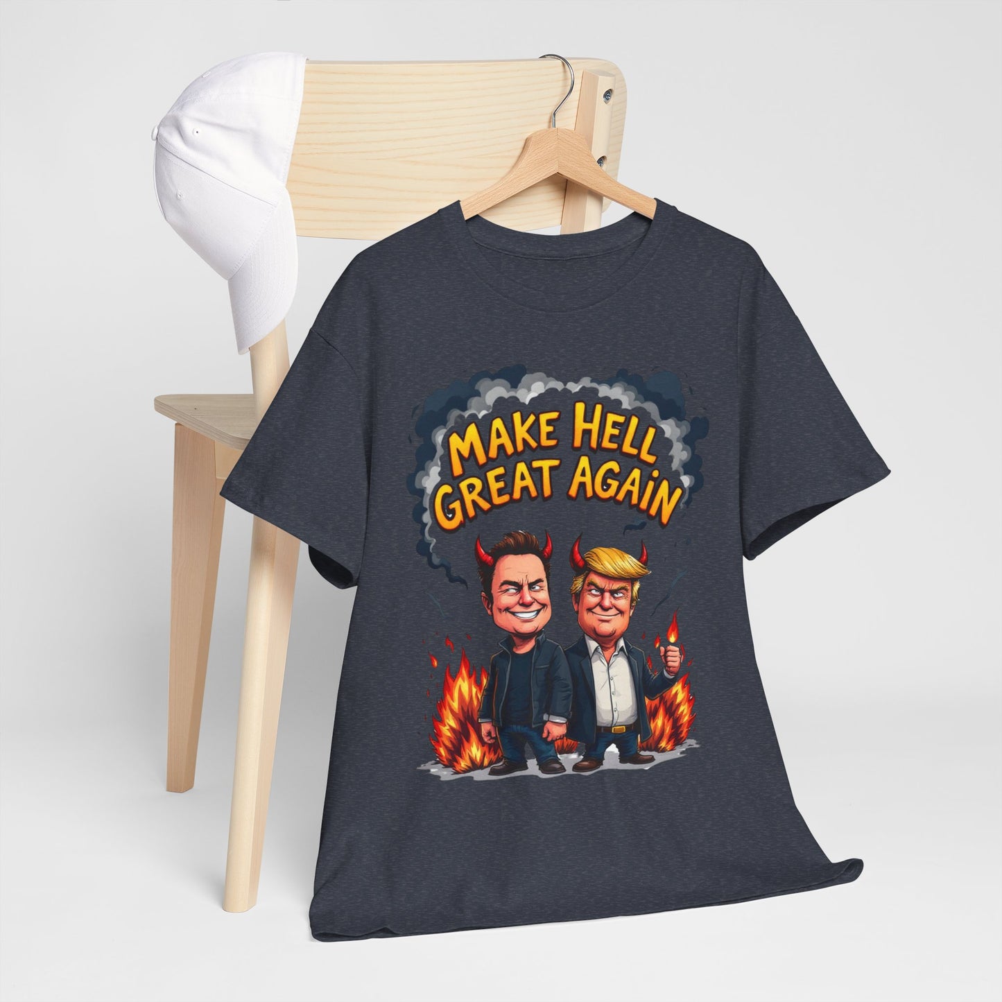 Make Hell Great Again Unisex Heavy Cotton Tee
