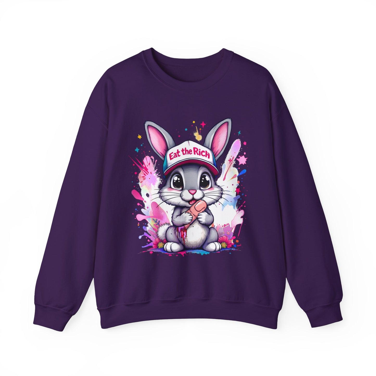 Eat the Rich Bunny Crewneck Sweatshirt