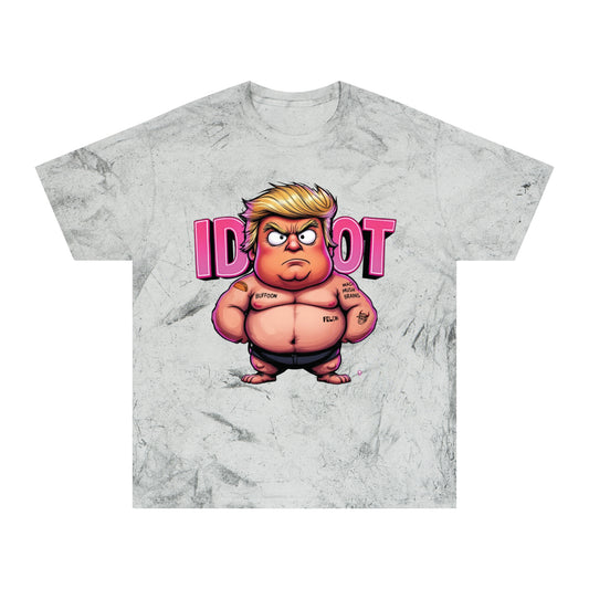 'Idiot' Color Blast Comfort Colors Political Humor Graphic Tee