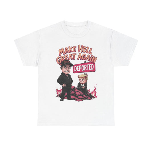 Political Satire Tee - Make Hell Great Again Unisex T-Shirt