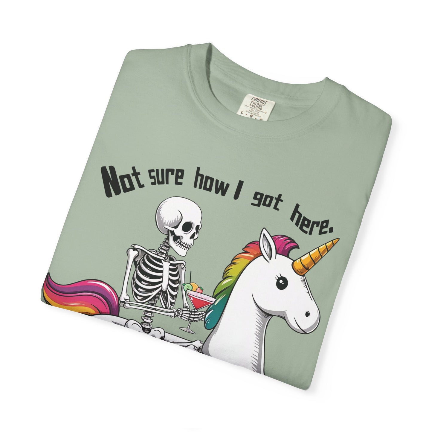 Whimsical Skeleton Unicorn T-Shirt