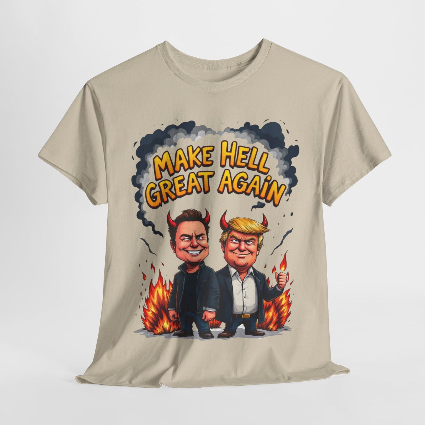 Make Hell Great Again Unisex Heavy Cotton Tee