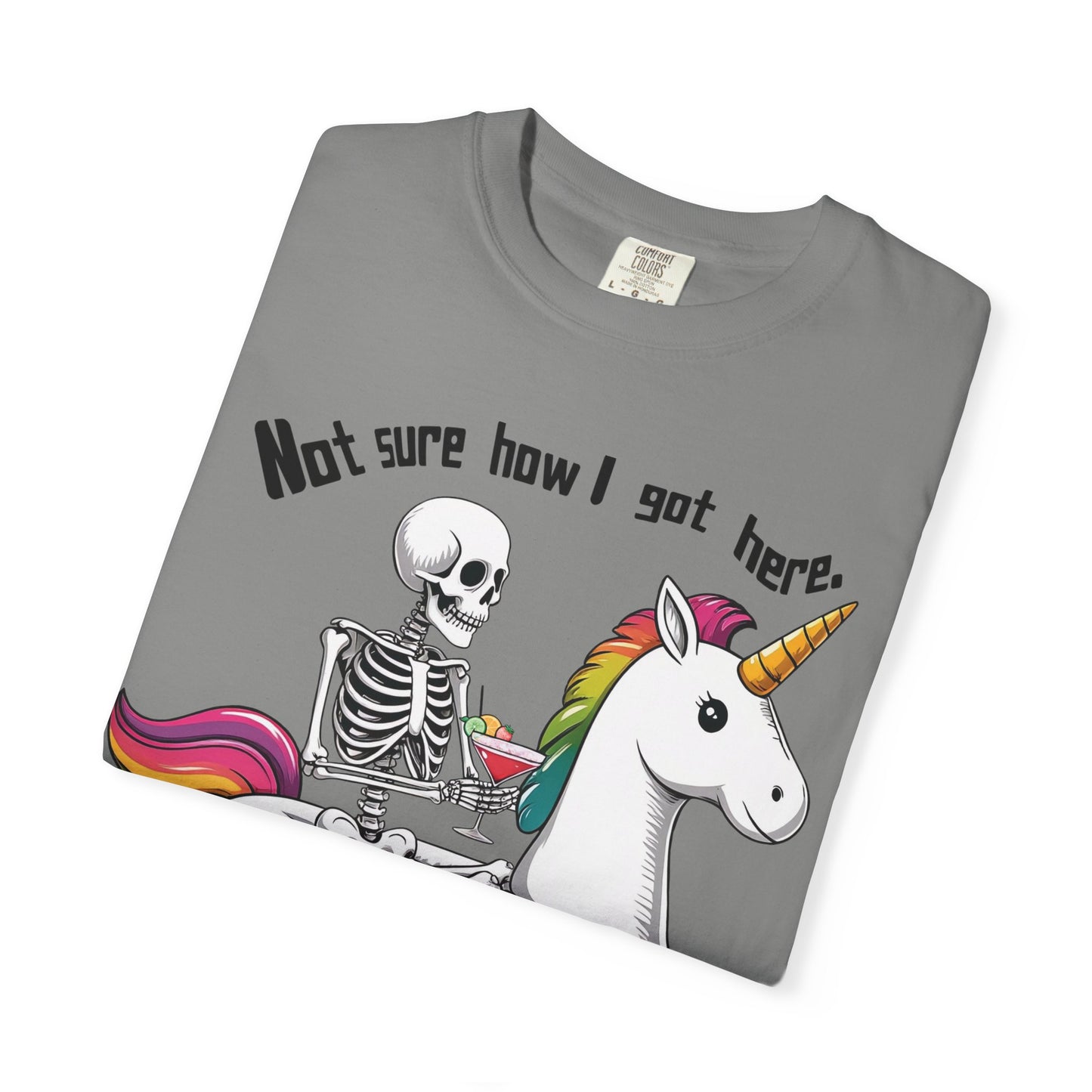 Whimsical Skeleton Unicorn T-Shirt