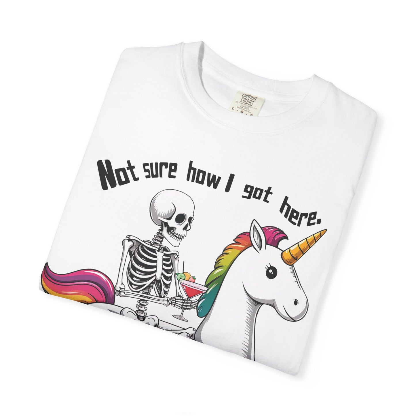 Whimsical Skeleton Unicorn T-Shirt