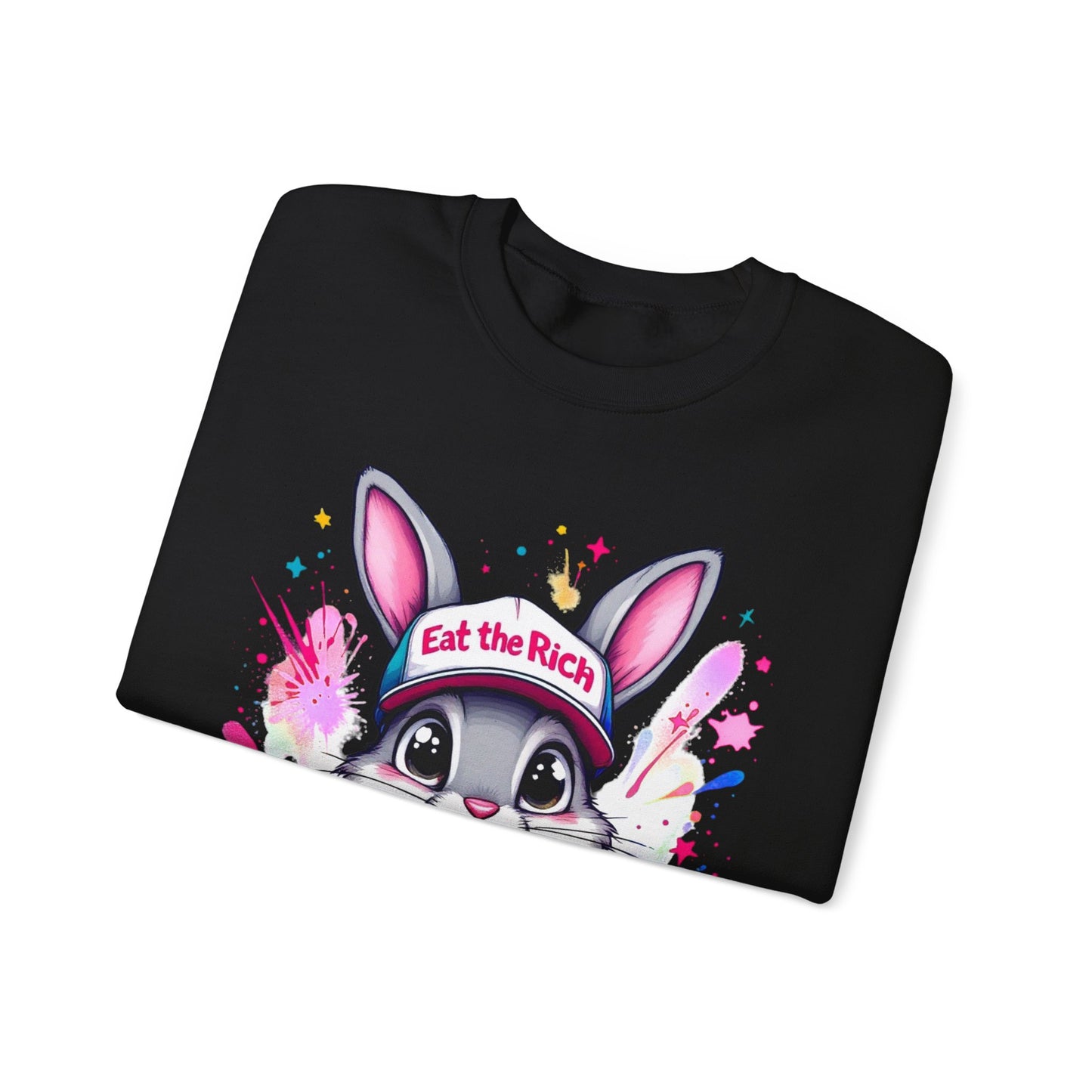 Eat the Rich Bunny Crewneck Sweatshirt