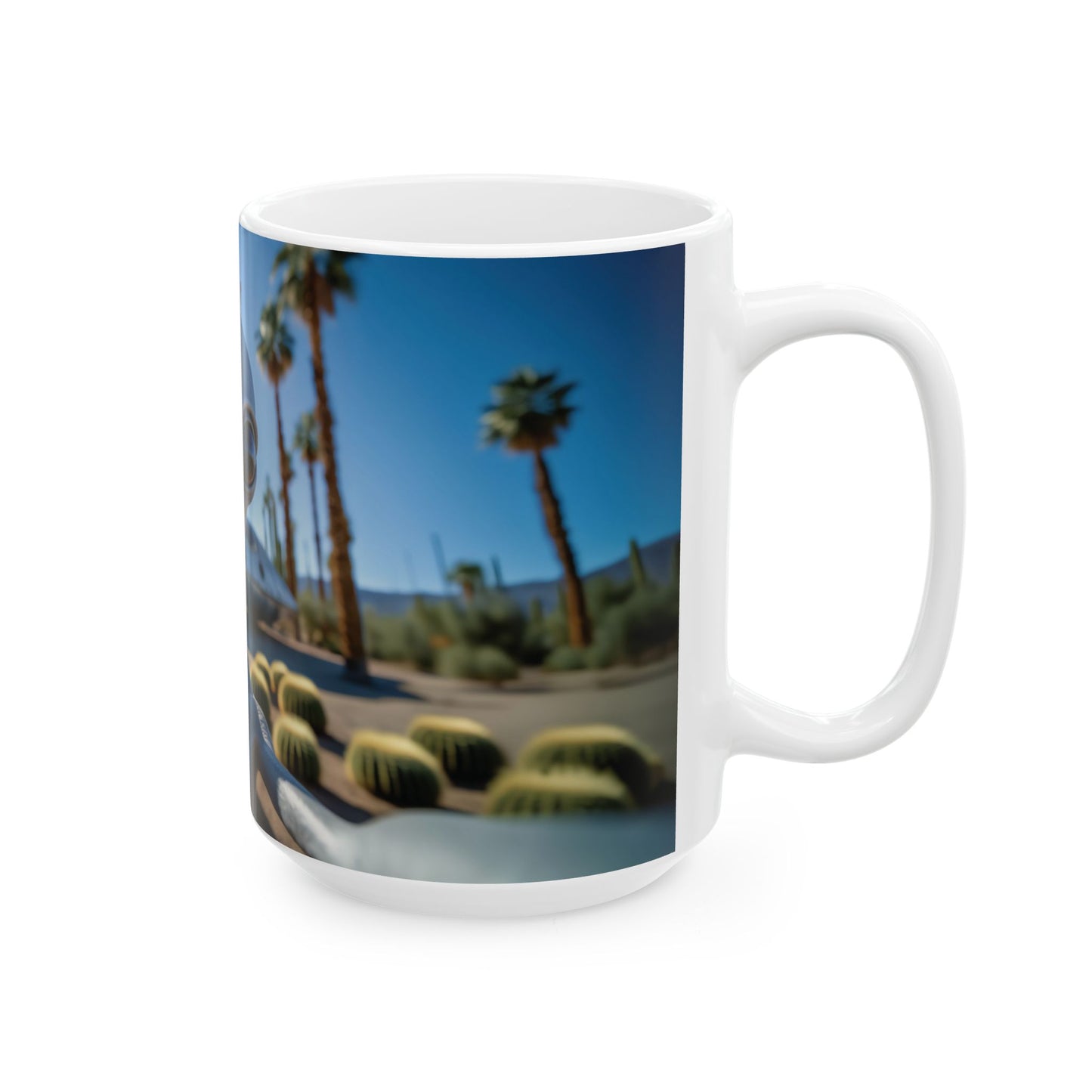 Alien Selfie Ceramic Mug