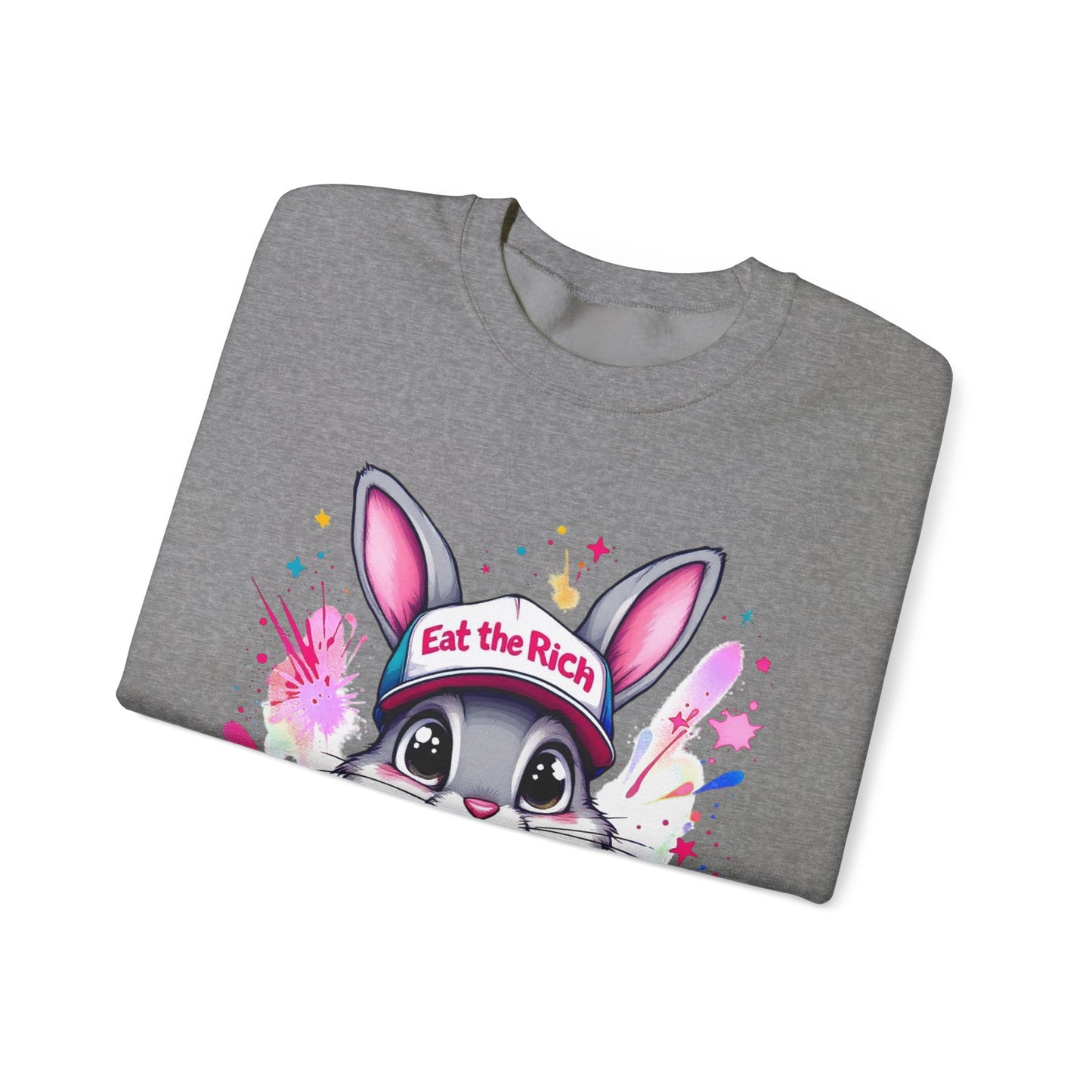 Eat the Rich Bunny Crewneck Sweatshirt