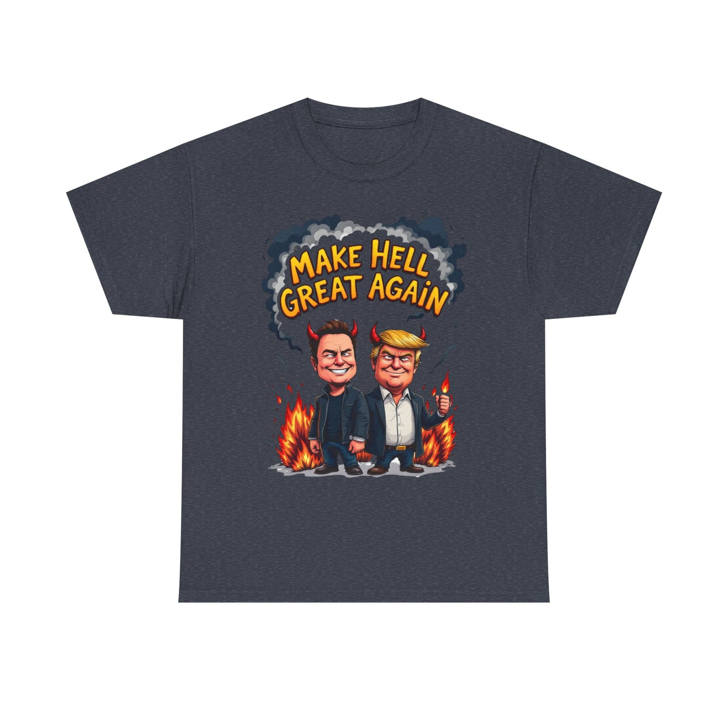 Make Hell Great Again Unisex Heavy Cotton Tee