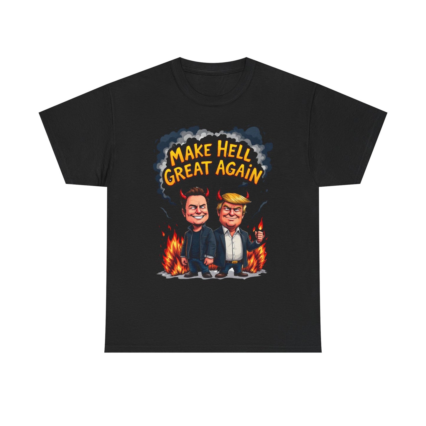 Make Hell Great Again Unisex Heavy Cotton Tee