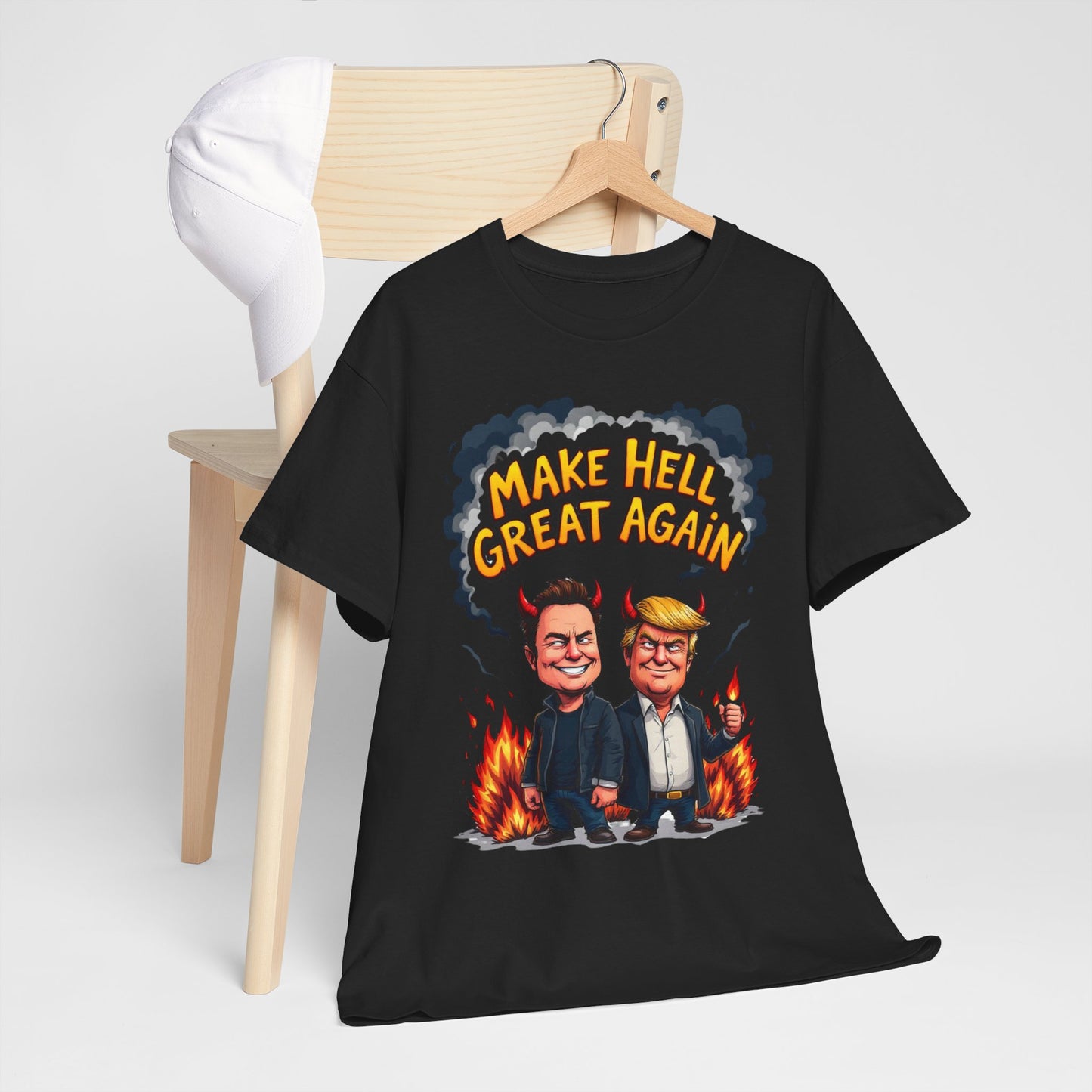 Make Hell Great Again Unisex Heavy Cotton Tee