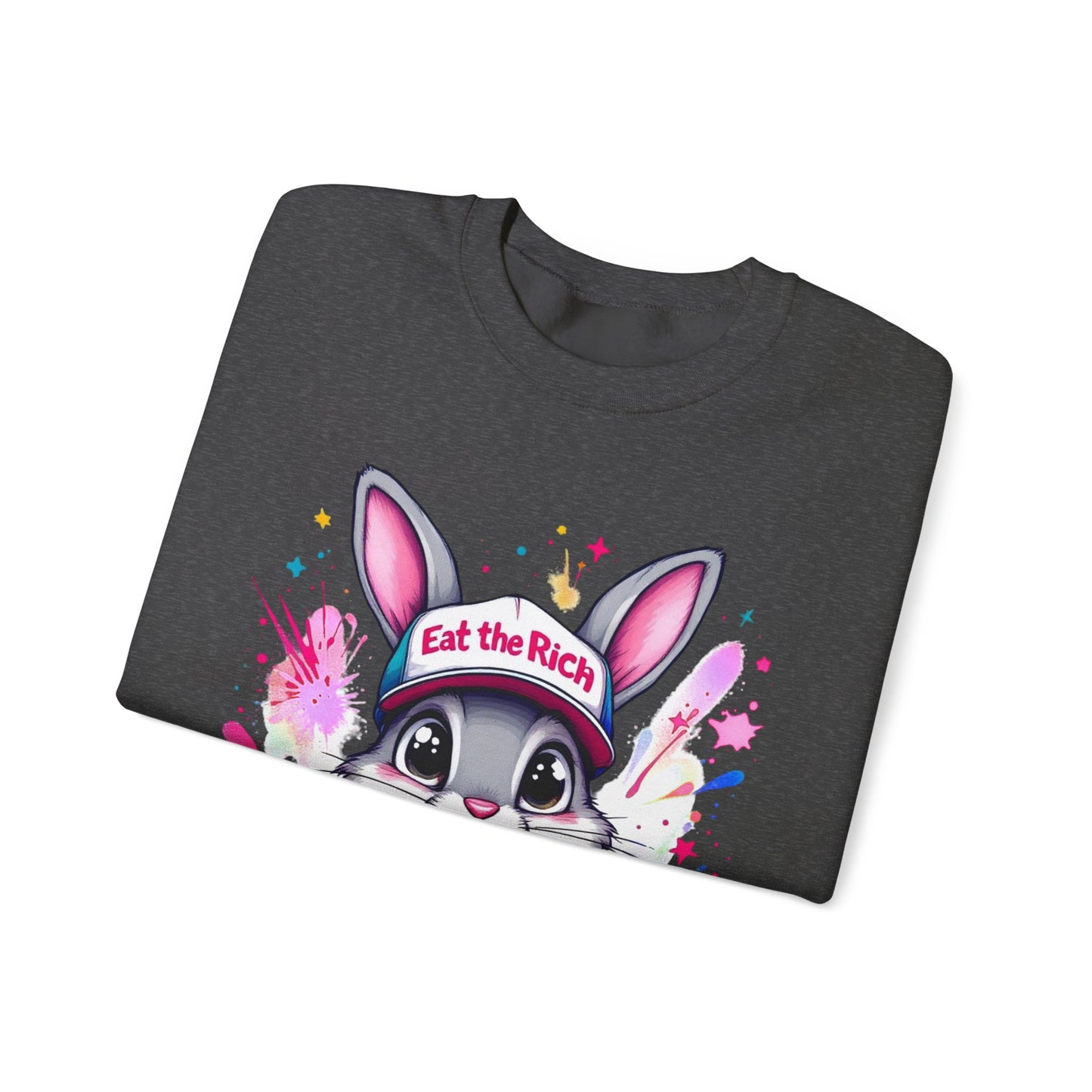 Eat the Rich Bunny Crewneck Sweatshirt