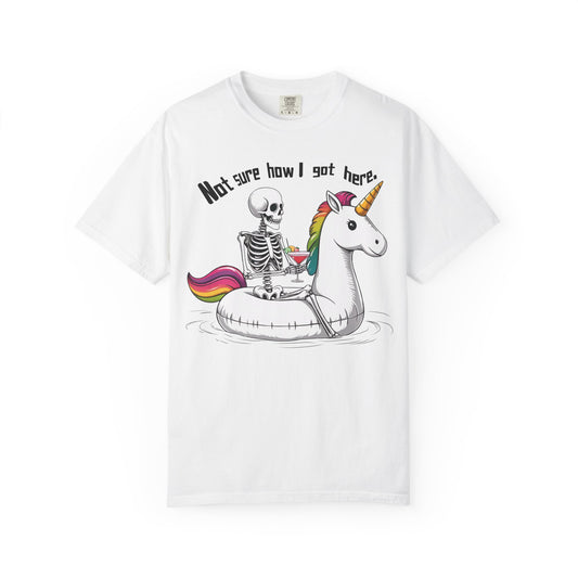 Whimsical Skeleton Unicorn T-Shirt