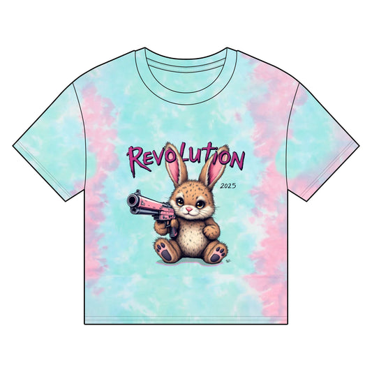 Revolutionary Bunny Organic Boxy T-Shirt for Women