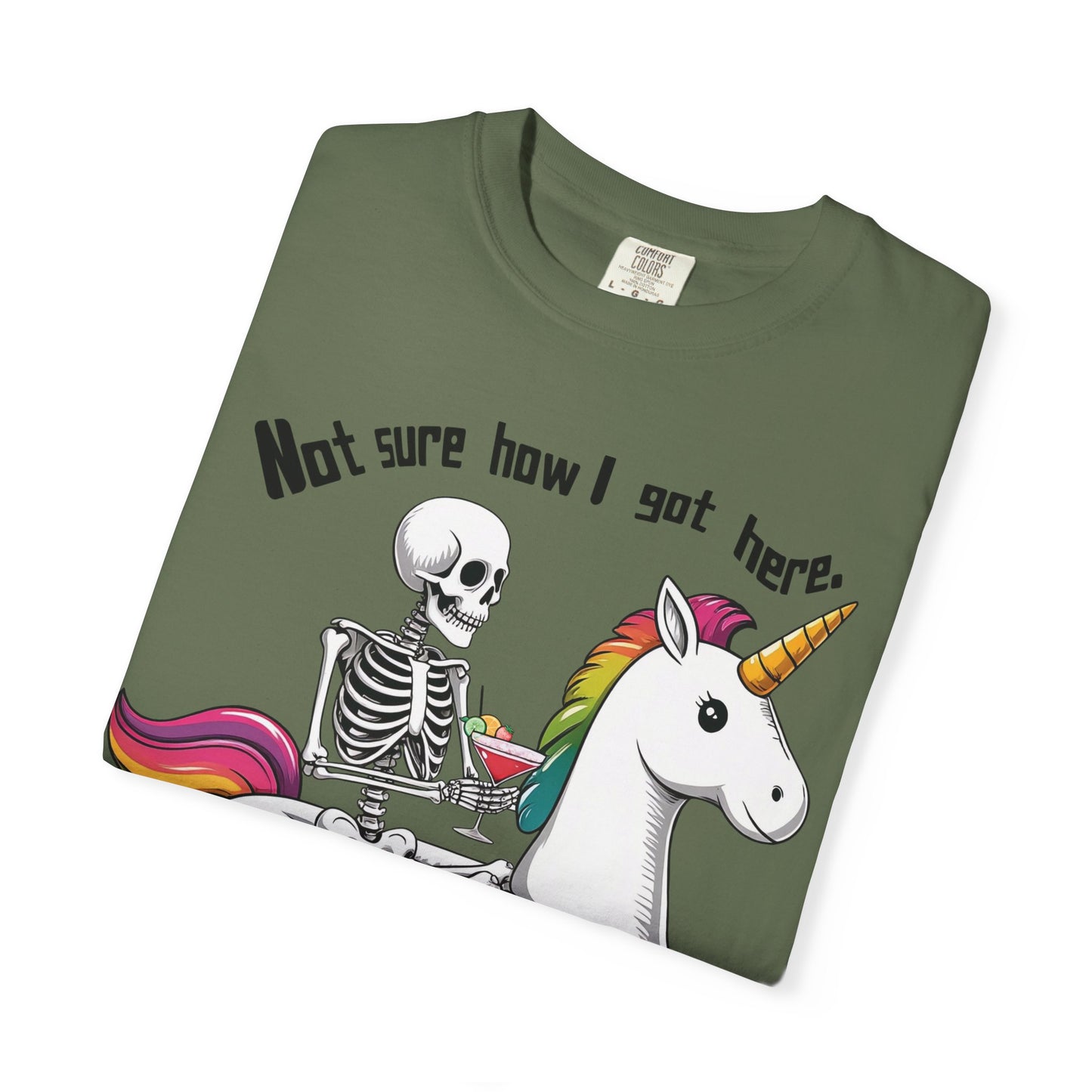 Whimsical Skeleton Unicorn T-Shirt