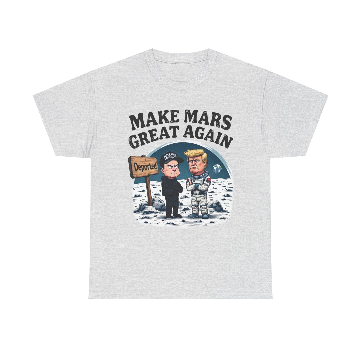 Political Humor Tee - 'Make Mars Great Again' Unisex Cotton