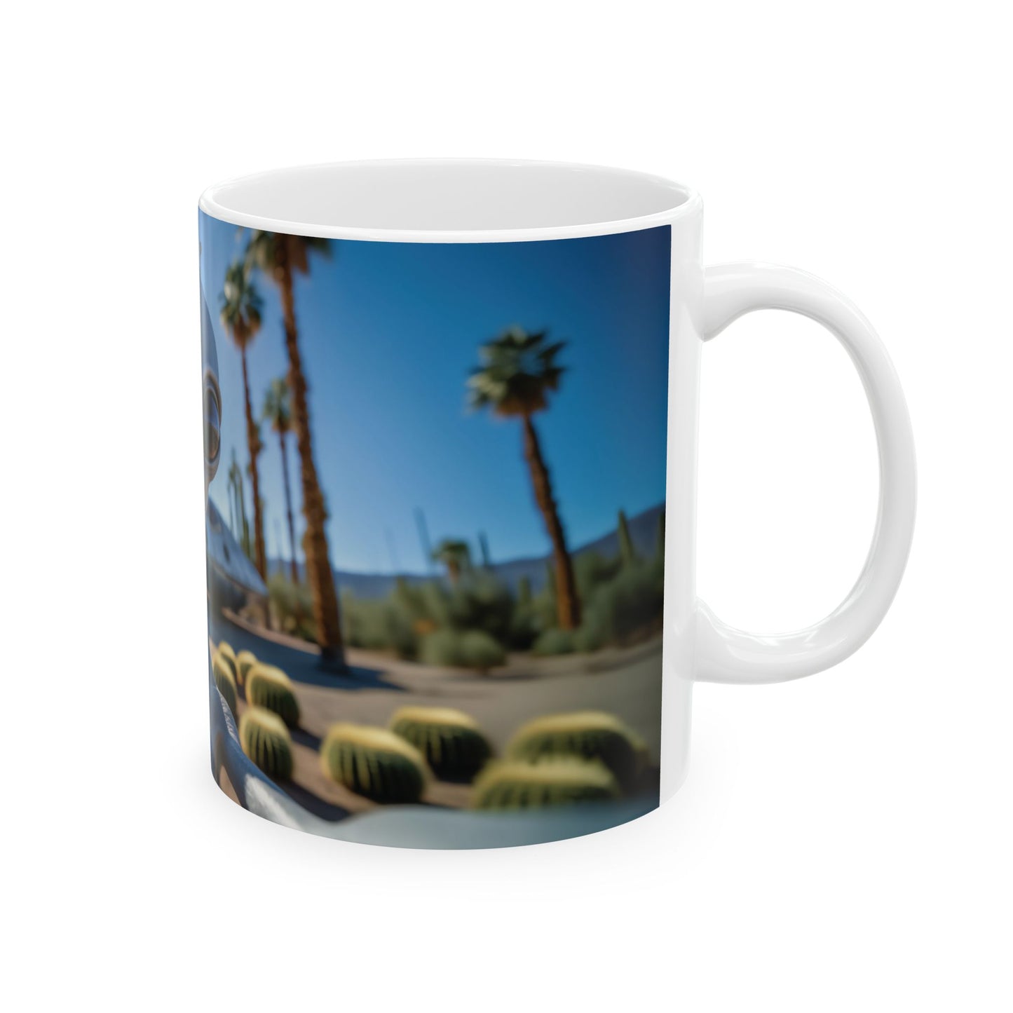 Alien Selfie Ceramic Mug