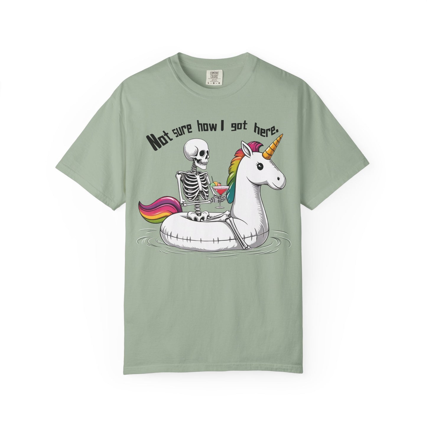 Whimsical Skeleton Unicorn T-Shirt