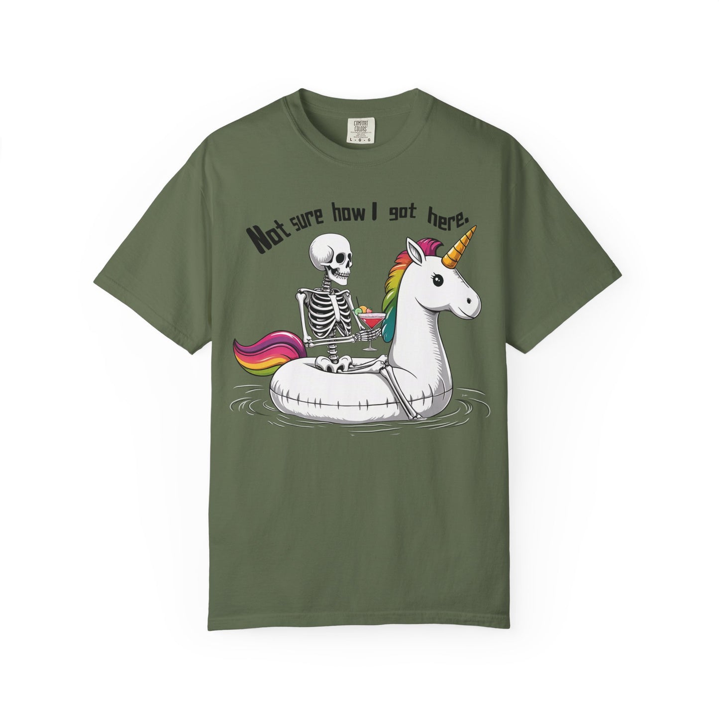 Whimsical Skeleton Unicorn T-Shirt