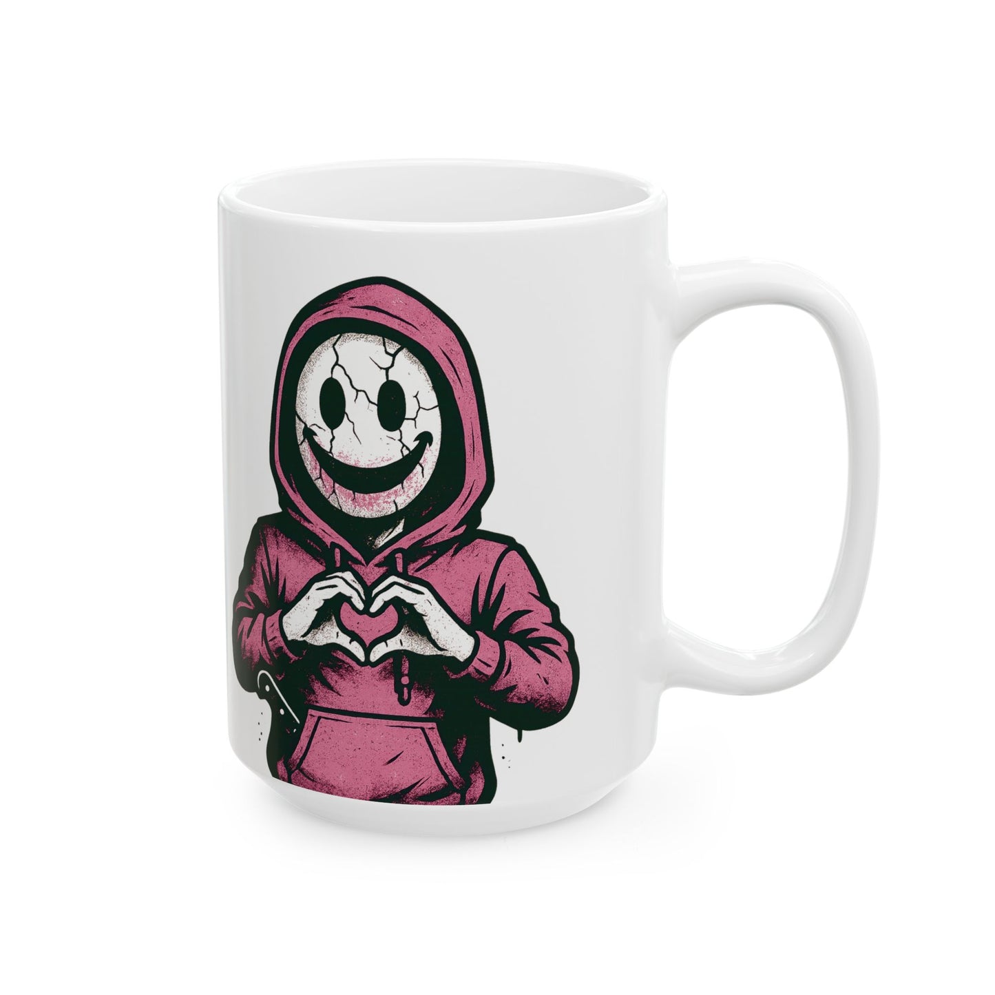 Psycho Love Mug — Gothic Skull Coffee Cup (11oz/15oz)