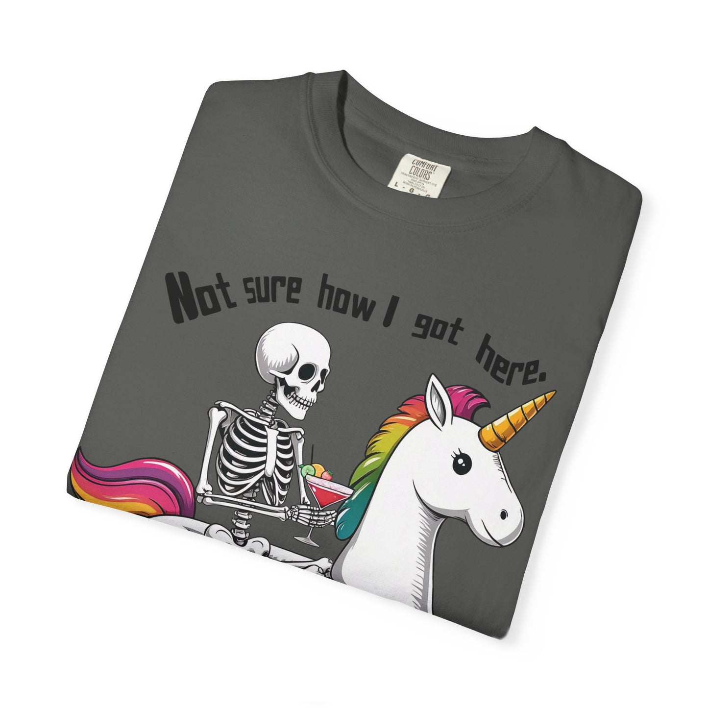 Whimsical Skeleton Unicorn T-Shirt