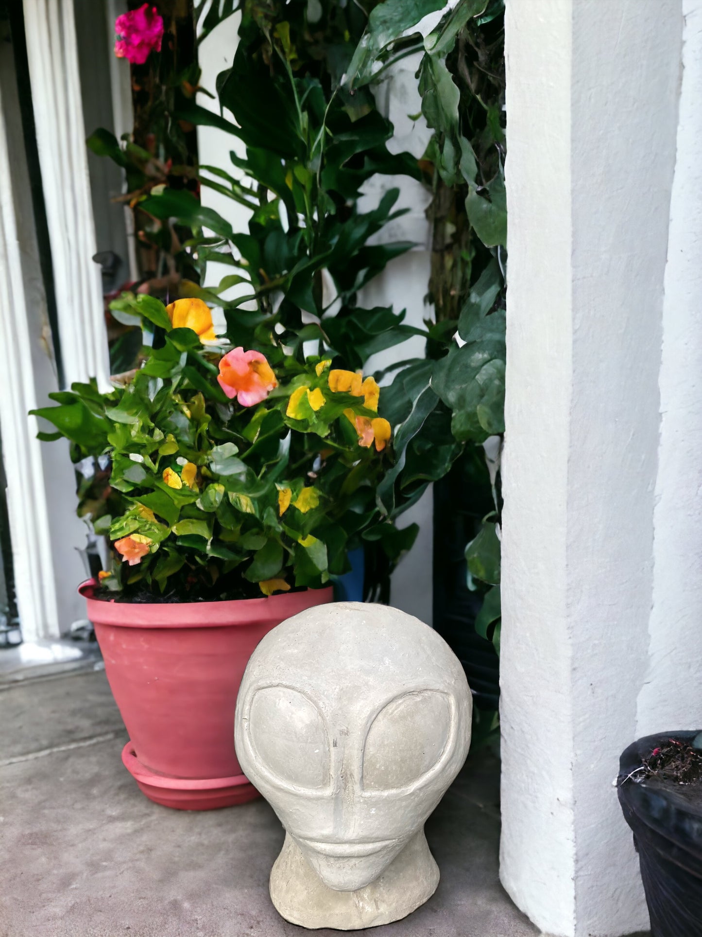 Concrete Alien Planter