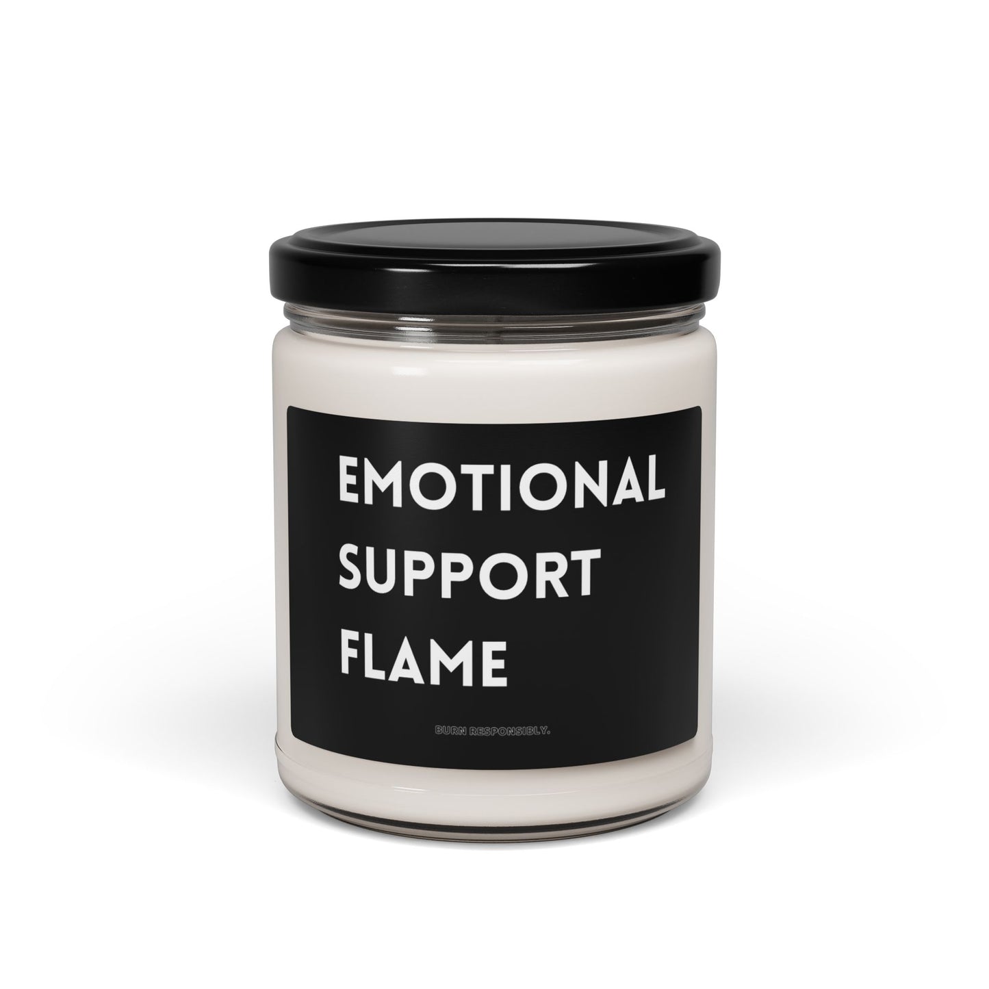 Emotional Support Flame — 9oz Scented Soy Candle